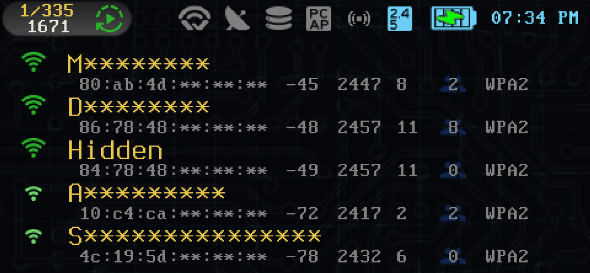 Recon results