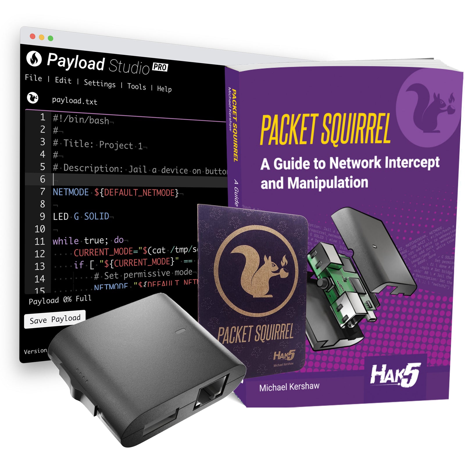 Packet Squirrel Mark II - Elite Bundle