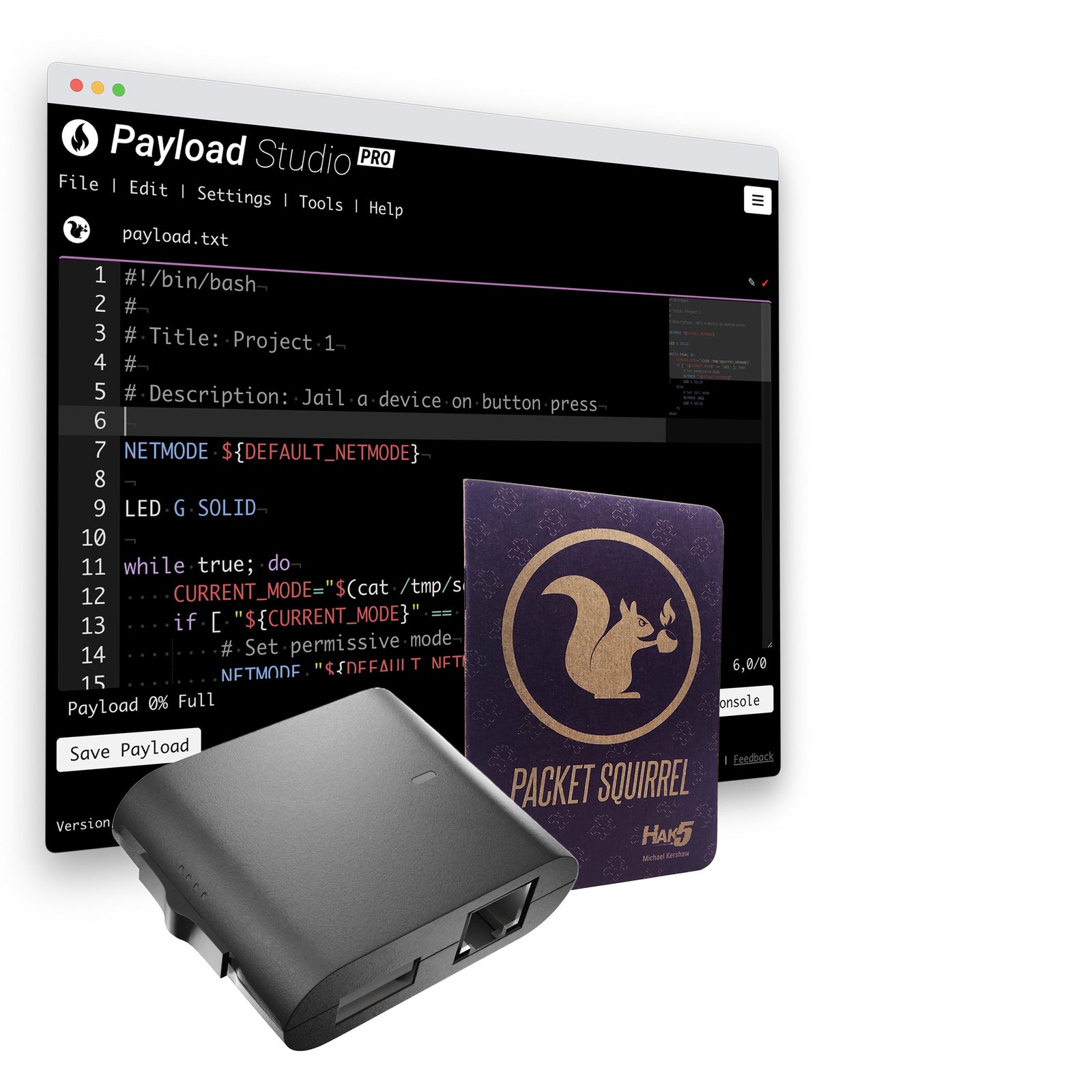 Packet Squirrel Mark II - Pro Bundle